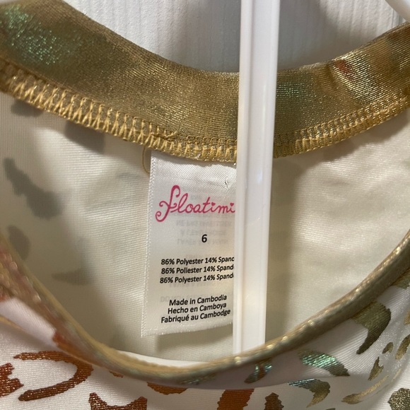 Floatimini Metallic Leopard Print Swimsuit - Picture 3 of 9